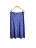 J.Crew 100% Polyester Floral Purple Blue Casual Skirt Size 16 - photo 1