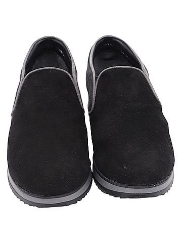 Stuart Weitzman  Stuart Weitzman Slip-On Sneakers in Black Suede  (view 2)