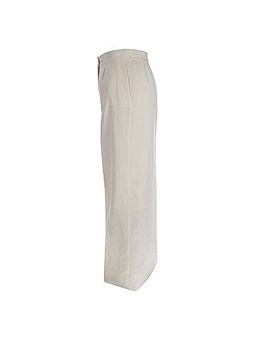 Joseph Joseph High-Rise Straight-Leg Trousers in White Silk (view 2)