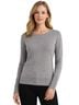 Active USA Solid Gray Casual Sweaters Size L - photo 1