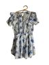 LoveShackFancy Floral White Blue Casual Dress Size M - photo 2