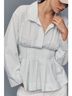 Maeve 100% Cotton Stripes Blue Blouse Size M (petite) - photo 4