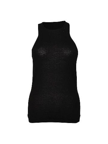 Tom Ford Tom Ford Racer Back Top in Black Cashmere (view 1)