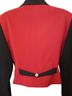 Cache Floral Black Red Blazer Size M - photo 2