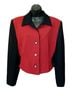 Cache Floral Black Red Blazer Size M - photo 1
