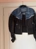 MANIERE DE VOiR Blue Black Jacket Size S - photo 4