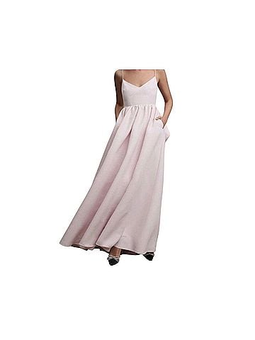 Sachin + Babi for Anthropologie Sachin + Babi V Neck Empire Waist Gown Cocktail Dress (view 1)