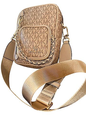 Michael Kors Elliot small North South Utility Camera Crossbody  Leather Crossbody Bag (view 2)