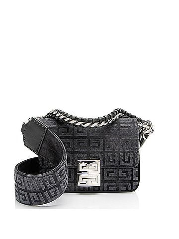 Givenchy Givenchy 4G Embroidered Canvas 4G Small Shoulder Bag (view 1)