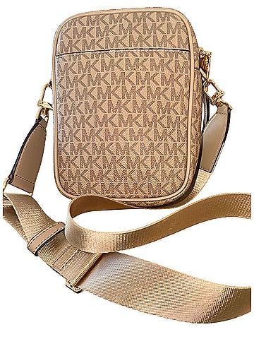 Michael Kors Elliot small North South Utility Camera Crossbody  Leather Crossbody Bag (view 1)