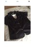 Cato Solid Black Short Sleeve Blouse Size L - photo 4