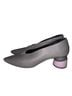 Gray Matters 100% Leather Gray Purple Heels Size EU 39 - photo 4