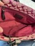 Coach Multi Color Pink Gray Burgundy Tote One size - photo 3