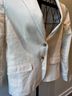 J.Crew 100% Linen 100% Polyester 57% Viscose 100% Linen Solid White Blazer Size 8 - photo 4