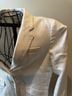 J.Crew 100% Linen 100% Polyester 57% Viscose 100% Linen Solid White Blazer Size 8 - photo 5