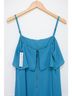 Alice + Olivia 100% Polyester 94% Polyester 6% Elastane Solid Teal Blue Cocktail Dress Size L - photo 10