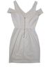 Speechless Solid White Cocktail Dress Size 0 - photo 2