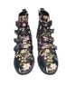 Steve Madden Floral Black Multi Color Ankle Boots Size 10 - photo 2