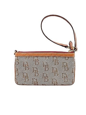 Dooney & Bourke Signature DB Monogram Large Slim Wristlet Makeup Bag (view 2)