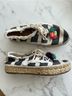 Loeffler Randall Stripes White Black Sneakers Size EU 39 - photo 3