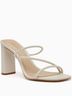 Schutz 100% Leather White Sandals Size 8 - photo 4