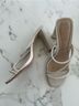 Schutz 100% Leather White Sandals Size 8 - photo 5