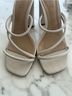 Schutz 100% Leather White Sandals Size 8 - photo 10