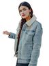 Faherty Blue Denim Jacket Size S - photo 1