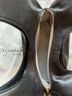 Donna Karan Active 100% Leather Black Gold Leather Hobo One size - photo 5