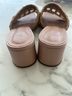Vicenza 100% Raffia 100% Leather 100% Rubber Tan White Sandals Size 7 1/2 - photo 6
