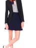 J.Crew 75% Polyester 20% Viscose 5% Elastane 100% Acetate Solid Blue Casual Skirt Size 16 - photo 1