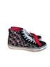 Vans Print Black Red Sneakers Size 7 - photo 1
