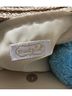 Mud Pie 100% Wool 50% Polyester Tan Blue Tote One size - photo 6