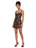 REVOLVE Floral Black Gold Burgundy Cocktail Dress Size S - photo 1