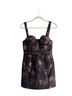 REVOLVE Floral Black Gold Burgundy Cocktail Dress Size S - photo 4