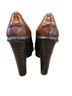 Opening Ceremony 100% Other Black Brown Heels Size 7 - photo 2