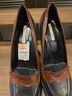 Opening Ceremony 100% Other Black Brown Heels Size 7 - photo 4