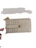 Hammitt 100% Leather Solid White Makeup Bag One size - photo 1