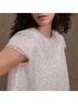Anthropologie 100% Polyester White Multi Color Ivory Short Sleeve Top Size 0 - photo 4