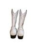 Steve Madden White Pink Boots Size 7 1/2 - photo 2