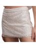 Anthropologie 100% Polyester White Ivory Formal Skirt Size 0 - photo 1