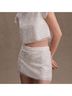 Anthropologie 100% Polyester White Ivory Formal Skirt Size 0 - photo 3