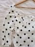 Reformation Polka Dots White Black Long Sleeve Top Size 12 - photo 4