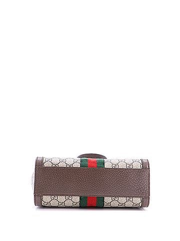 Gucci Ophidia Top Handle Tote GG Coated Canvas Small (view 2)