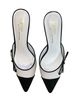 Olivia Jaymes Black White Mule/Clog Size 7 - photo 2