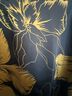 Astr 100% Polyester 100% Polyester Floral Black Gold Cocktail Dress Size L - photo 4