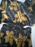 Astr 100% Polyester 100% Polyester Floral Black Gold Cocktail Dress Size L - photo 5
