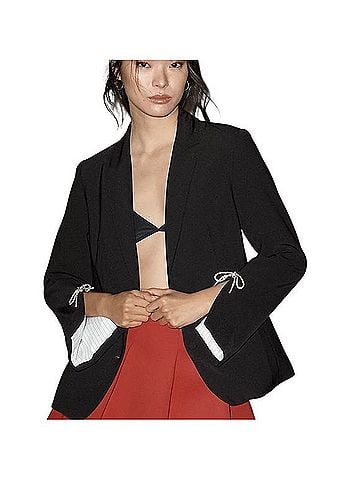 Anthropologie Dolan Left Coast Crystal Bow Blazer Blazer (view 1)
