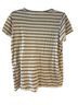 Marine Layer Stripes White Blue Short Sleeve Blouse Size M - photo 2