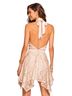 Ramy Brook 100% Polyester Floral Ivory Cocktail Dress Size L - photo 2